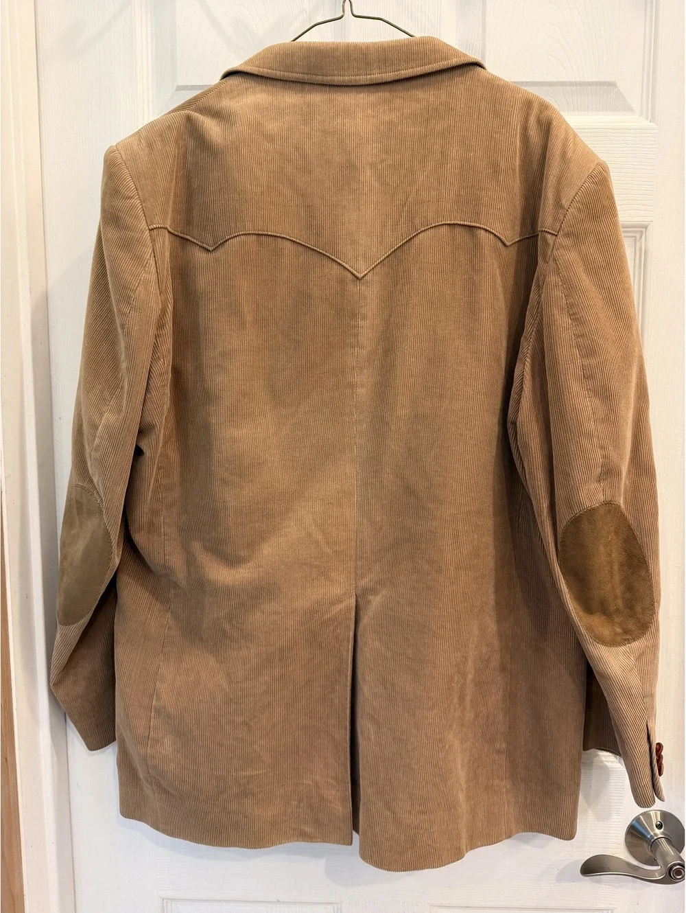 Vintage St. Michael Tan Corduroy Blazer with Elbow Patches
